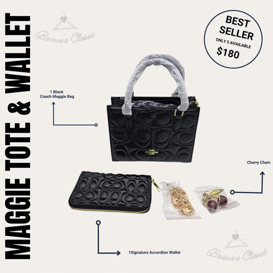 Black Maggie Tote Bundle